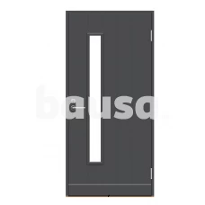 Lauko durys BASIC B034 pilkos
