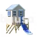 Medinis WENDI TOYS žaidimų namelis M26 My Cottage House Blue