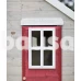 Medinis WENDI TOYS žaidimų namelis M25 My Cottage House Red