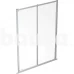 Dušo durys IDO Showerama 8-1 155, skaidrus stiklas