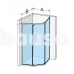 Dušo kabina IDO Showerama 8-3 70x90, matinis stiklas
