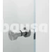 Pusapvalė dušo sienelė IDO Showerama 10-41 700, dalinai matinis stiklas