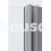 Pusapvalė dušo sienelė Ifö Space SBNF 800 Silver, matinis stiklas su rankenos profiliu