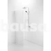 Pusapvalė dušo sienelė Ifö Space SBVK 900 H White, skaidrus stiklas