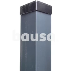 Tvoros stulpas 80x80x2500 mm, antracitas (2,00 mm)