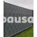 Tvoros juosta BAUSWERN Rattan, 2,55x0,19 m, (830 g/m²)+2 klipsai, pilka