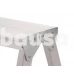 Aliuminės dvipusės kopėčios HERVIN Tools AD0403A 2x3 pakopų, 59–65 cm