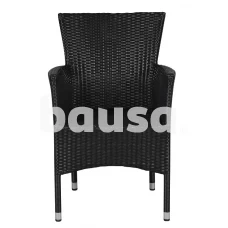 Sodo kėdė 47281 juoda, 62x58x87 cm