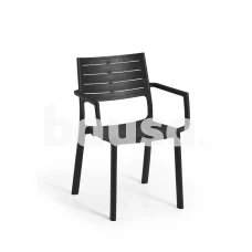 Plastikinė sodo kėdė KETER juoda, 60x53x81 cm