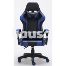 Žaidimų kėdė Remus, 62 x 66 x 115 - 125 cm, mėlyna/juoda