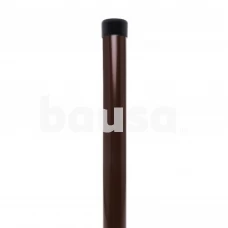 Stulpas tvorai apvalus Ø 48 mm, h 2,0 m, sienelė 1,2 mm, rudos spalvos