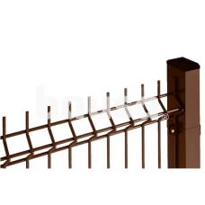 Segmentinė tvora, ruda, 2500x2030 mm (5,0 mm)