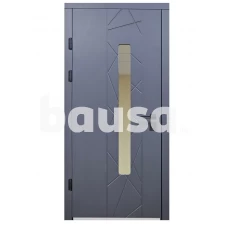Lauko durys MAGDA T2-129ST su stiklu, grafito spalvos