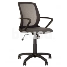 Biuro kėdė Fly 47x43x97–101 cm, juoda / pilka