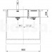 Nerūdijančio plieno plautuvė Franke Box Center BWX 220-54-27, kairinė