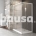 Stačiakampės dušo kabinos sienelė Ravak Blix, BLRV2K-120, balta+stiklas Grape