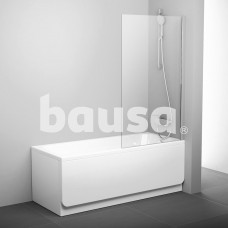 Stacionari vonios sienelė Ravak Pivot, PVS1 80 blizgi+stiklas Transparent