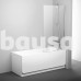 Stacionari vonios sienelė Ravak Pivot, PVS1 80 blizgi+stiklas Transparent