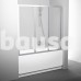 Stumdomos vonios durys Ravak, AVDP3-150, satinas+stiklas Transparent