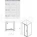 Stumdomos dušo durys Ravak Matrix, MSD2-100, L blizgi+Transparent