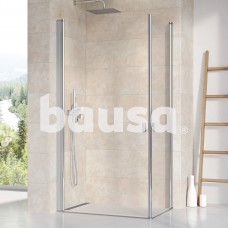 Stačiakampės dušo kabinos sienelė Ravak Chrome, CRV1-90, blizgi+stiklas Transparent