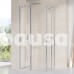 Stačiakampės dušo kabinos sienelė Ravak Chrome, CRV2-90, blizgi+stiklas Transparent