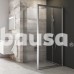 Stacionari sienelė Ravak Blix, BLPS-90, satinas+stiklas Transparent