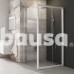 Stacionari sienelė Ravak Blix, BLPS-100, balta+stiklas Transparent