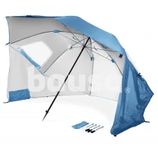 Paplūdimio skėtis SUN-BRELLA XL, mėlynas (Galimi smulkūs defektai)