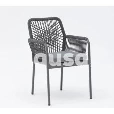 Sodo kėdė MASTERJERO Hela J2288 pilka, 60x57x89 cm