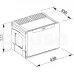 Šiukšliadėžė FRANKE, Cube 50, automatinis atidarymas, 14 l + 2x8 l