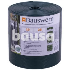Tvoros juosta BAUSWERN Premium, 26x0,19 m (700 g/m²) RAL6005 žalia