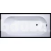Akmens masės vonia Libero 180x80 cm, balta